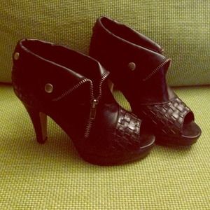 Madden girl peep toe booties