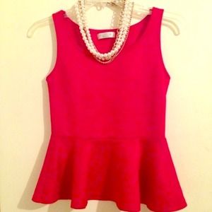 Sexy red dress up blouse