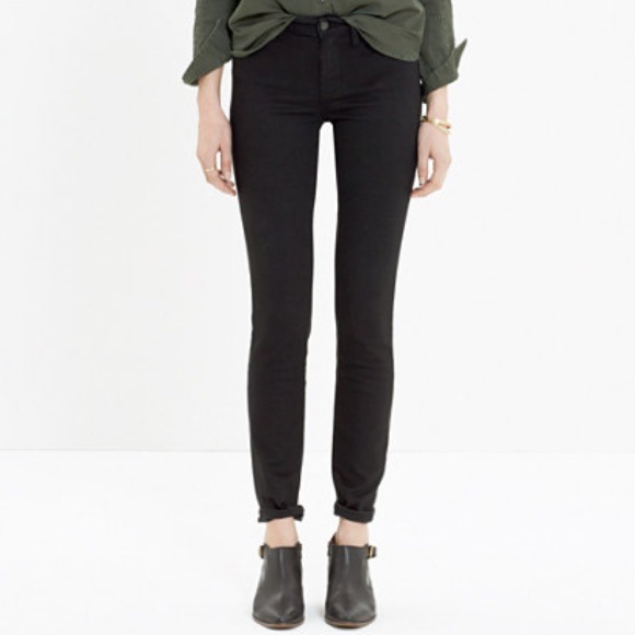 Madewell black skinny skinny jeans- 29 long