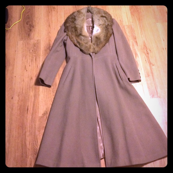 Long fur coat new
