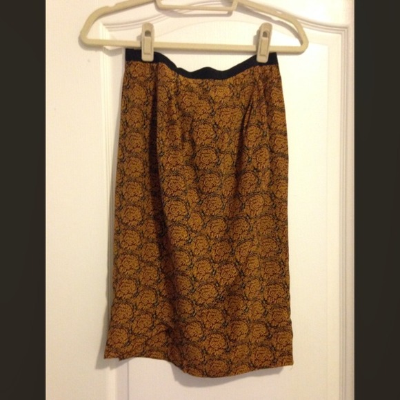 Silk vintage Christian Dior skirt
