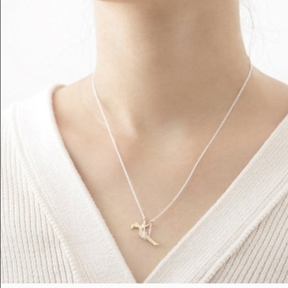 Gold swing girl necklace ✨✨✨