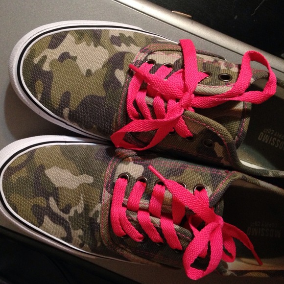 Camo print shoes