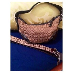 "Mini c classic" Coach bag with matching Belt