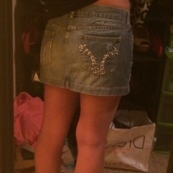 Embellished Denim Skirt - Picture 4 of 4