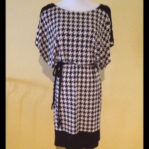 Black and White printed dress