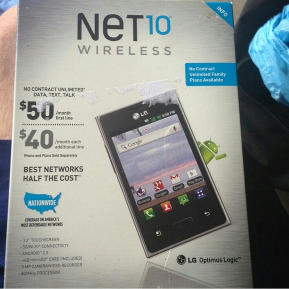 Net ten prepaid phone with bluetooth