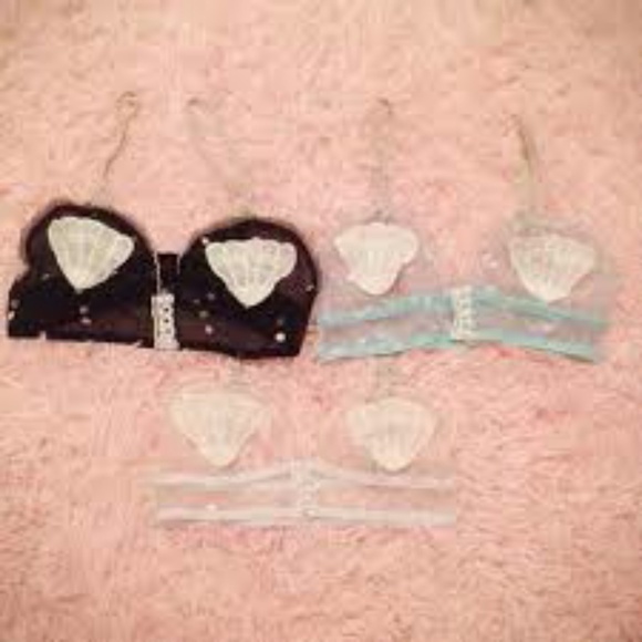 WANTED! Sretsis shell mermaid bra crop top