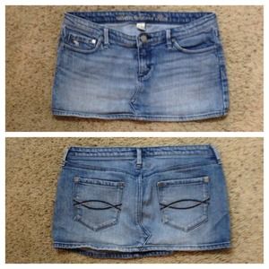 Abercrombie and Fitch denim mini skirt