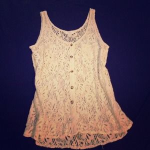 Charming Charlie Lace Tank Top