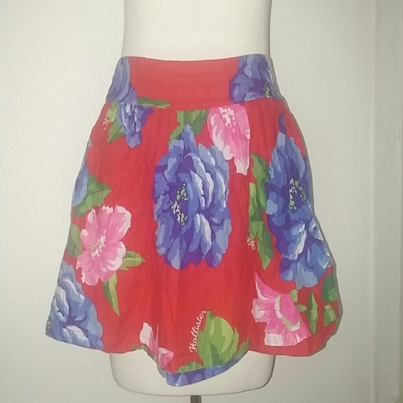 Floral Hollister skirt