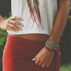 Boho Maxi skirt