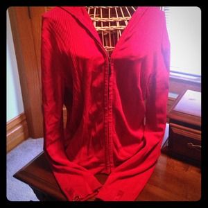 BCBG Red hoodie