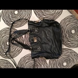 Michael Kors blck leather crossbody/shoulder purse