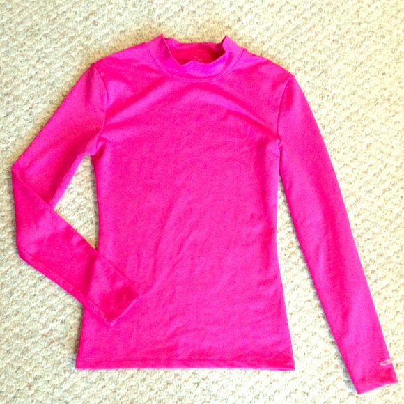 Pretty Pink Winter Workout top sz small
