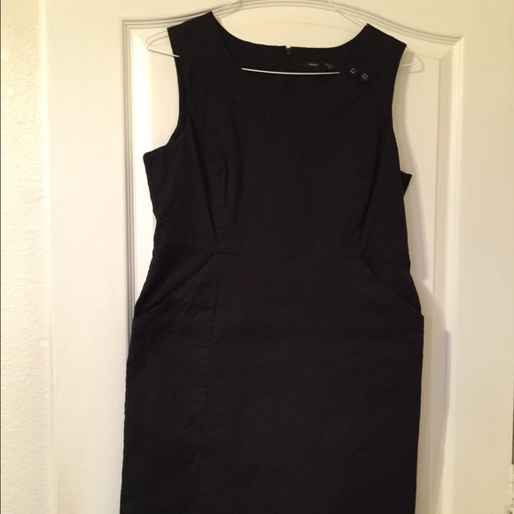 Black sheath dress