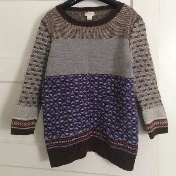 Jcrew fair isle sweater