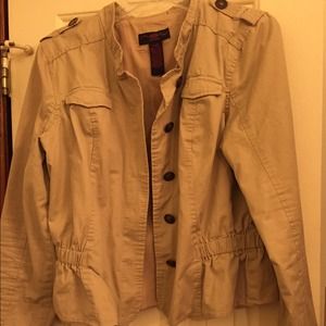 Tan Military Jacket