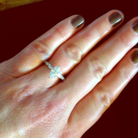 Marquise diamond CZ size 7