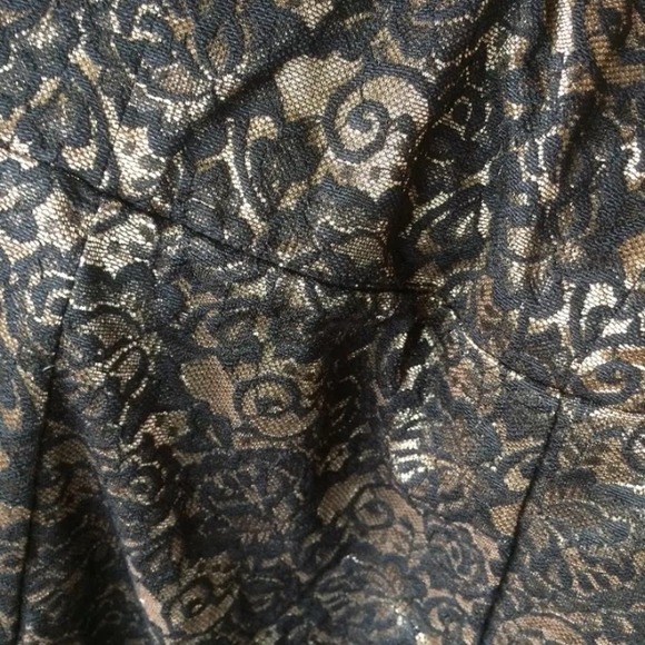 Forever 21 Sweetheart Metallic Copper Dress - Picture 4 of 4