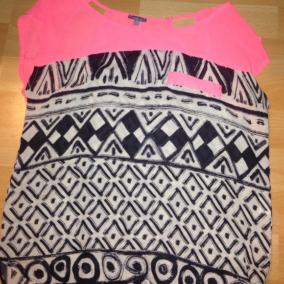 Sheer Aztec tee