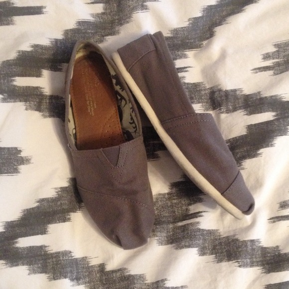 Grey Canvas TOMS