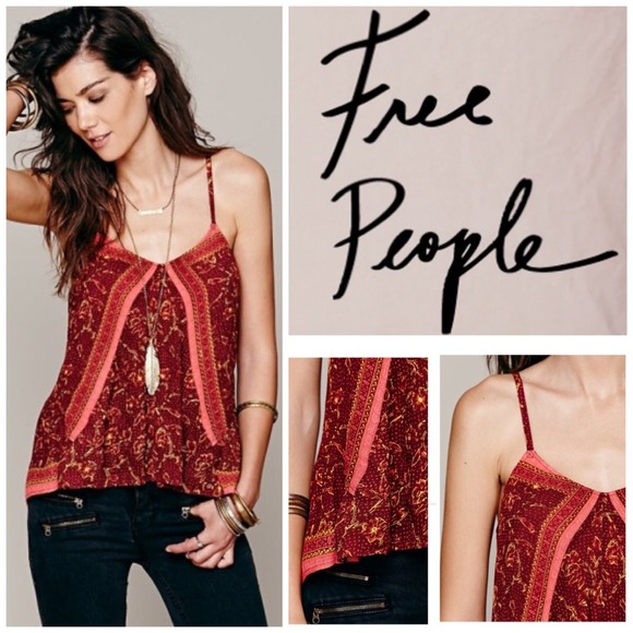 Free People Tops - Free People Print Tank