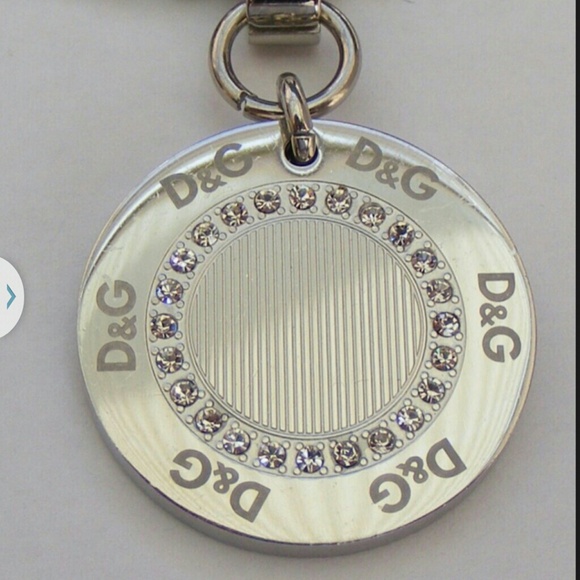 Dolce Gabbana crystal pendant necklace