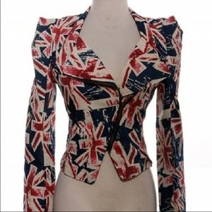 🌟HP🌟 Union Jack Blazer