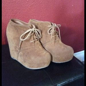 Brown booties