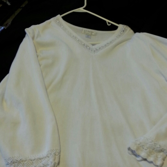 White sweater