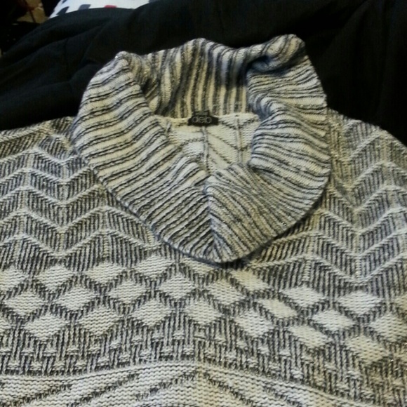 Black and white sweater