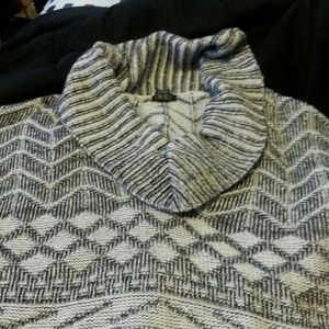 Black and white sweater