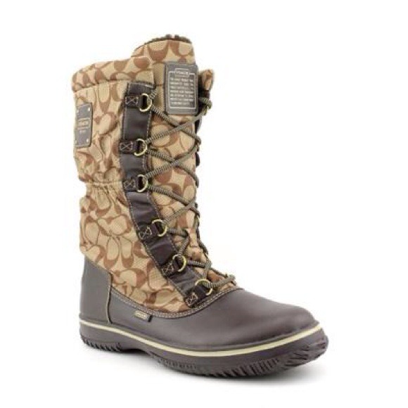 SOLD ON EBAY Coach shaine snow boots