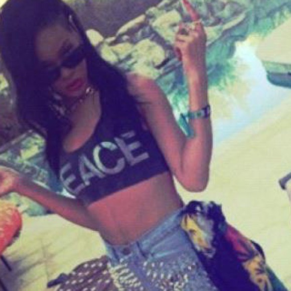 TopShop 'PEACE' bralet