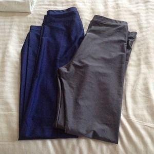 American Apparel shiny tricot leggings