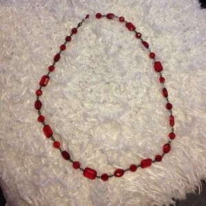 Red jewel necklace