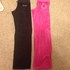 Two juicy velour sweatpants