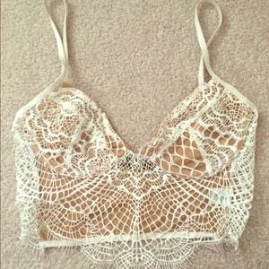 For Love and Lemons Bat your lashes bra