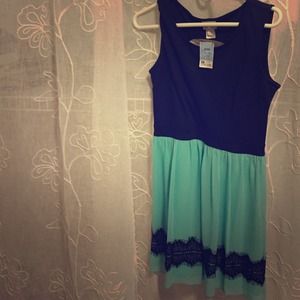 Blue and turquoise Dress