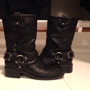 Jessica Simpson moto boots