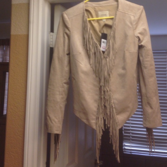 guess fringe jacket
