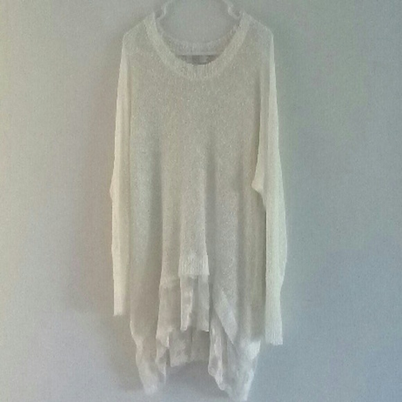 LF Sweaters - LF Lace Trim Sweater
