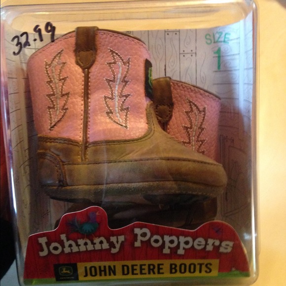 John Deere baby boots. 1c