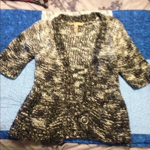 Adorable B&W sweater!