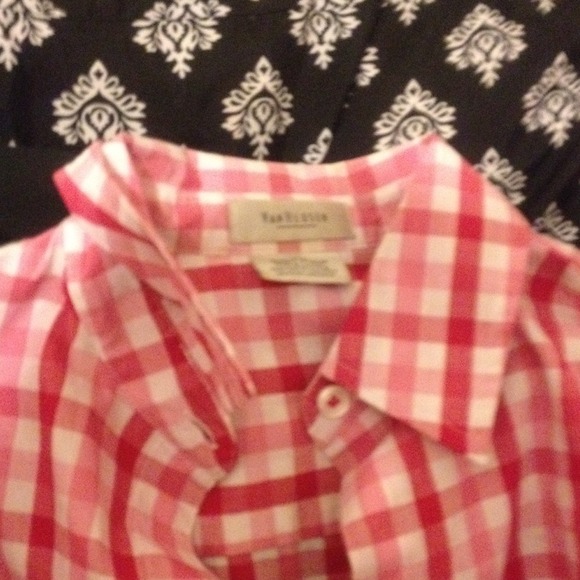 Long or short sleeved button up plaid shirt👚 - Picture 2 of 2