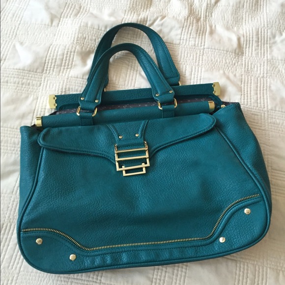 Teal handbag