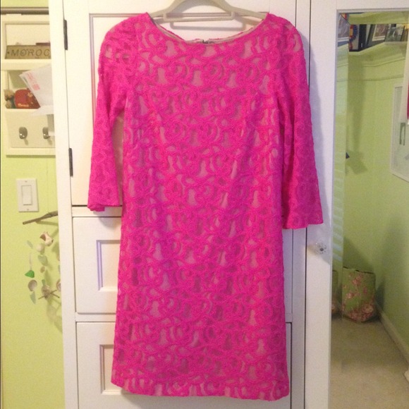 NWOT Nine West Fuscia Shift Dress SPRING DRESS!