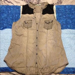 Great denim tank top