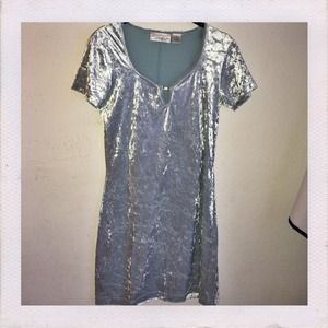 Baby blue 90s dress